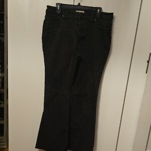 Madewell Black Flare & Wide Leg Jeans